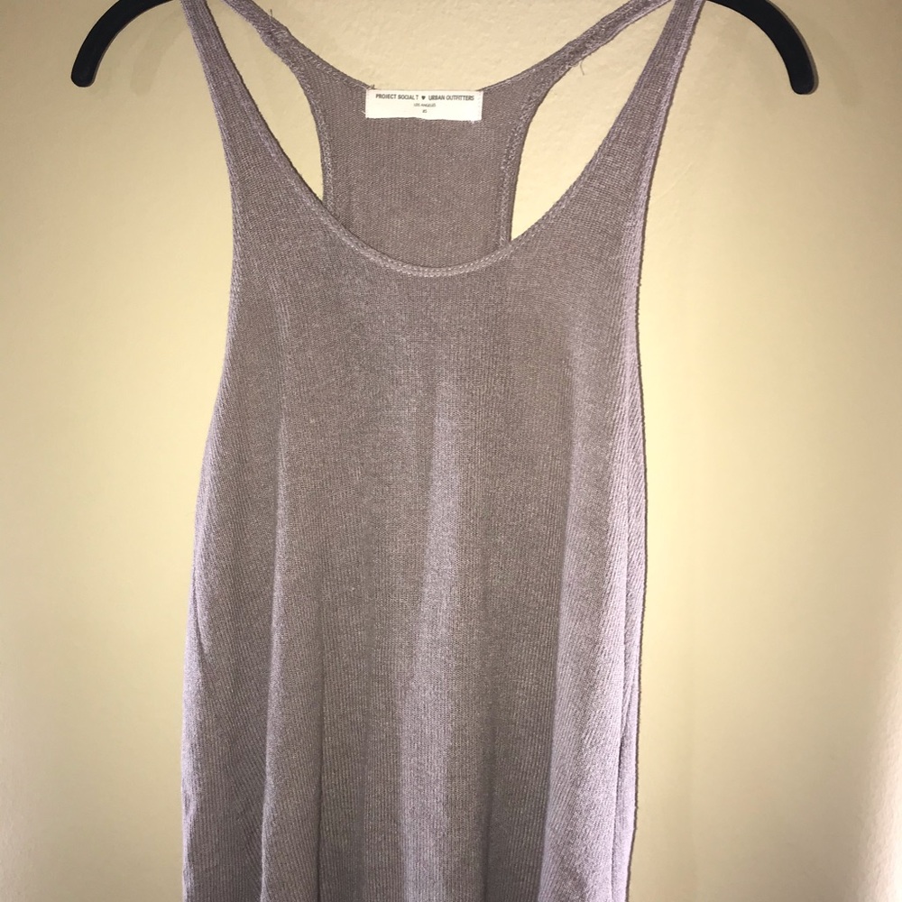 Project Social T Taupe Knot Tank